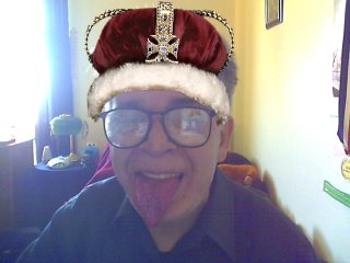 Royal Russell With His Tongue Out - This is a picture of my precious friend, Russell, acting silly!