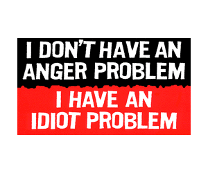 Anger - I dont have anger Problems --- I have idiot problems