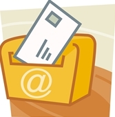 email - illustration of email inbox