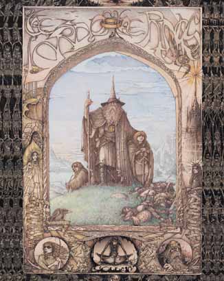 Gandalf LOTR - This is a rare poster photo of Gandalf and Frodo