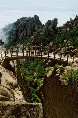 Laoshan of shandong with beautiful scenery - great place to be with fabulous view , friendly people and beautiful stories.