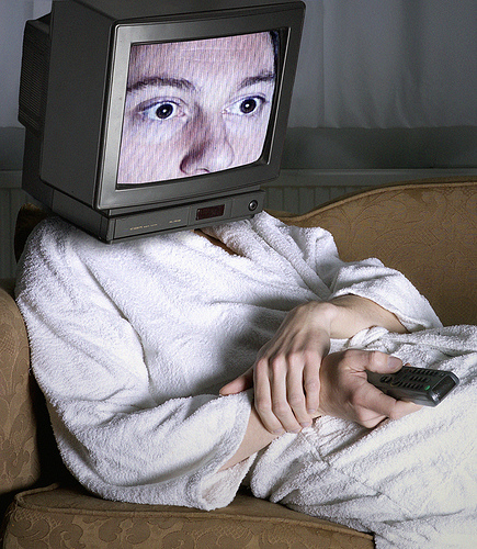 tv and me - its nice to be seen on tv... probably doing a tv commercial would be so exciting!