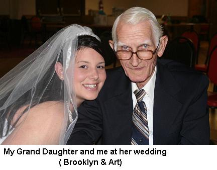 Grand Daughter and me - My Grand Daughter and me at her wedding