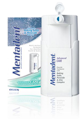 Mentadent - Mentadent toothpaste and dispenser