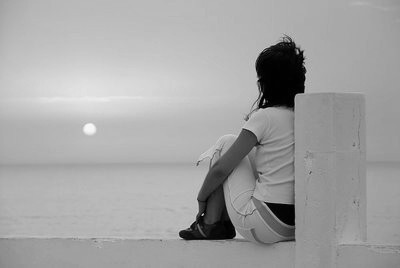 alone time - i love to do this just go to the beach when im really down and just chill and think about things..