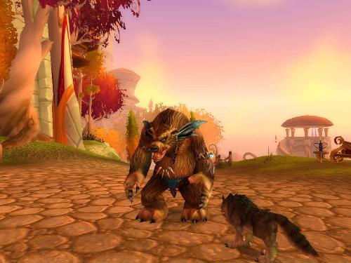 Pets - Even furbolgs need companions. Here's one with a tiny worg.