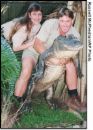 Steve Irwin & His wife Terri dealing with a crocod - This is Steve specialty and he loves doing this.