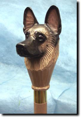 German Shepard - Dog on a stick from my web page