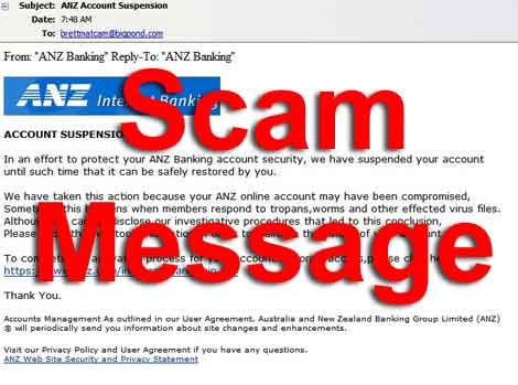 Phishing emails - Never trust any email that seems to come from your bank, paypal etc