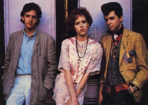 Molly Ringwald, Andrew McCarthy and Jon Cryer - Andy, Duckie, Blane -- Pretty In Pink