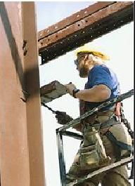 Pre - Engineered - a man for building construction