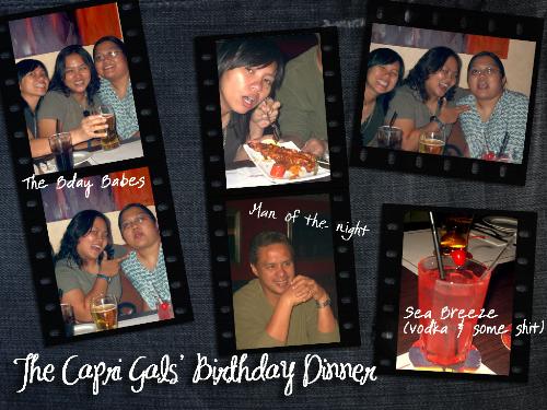 My Gal Friends and I - The photos were taken on my birthday last year. We had Spanish food for dinner and had so much fun! :)
