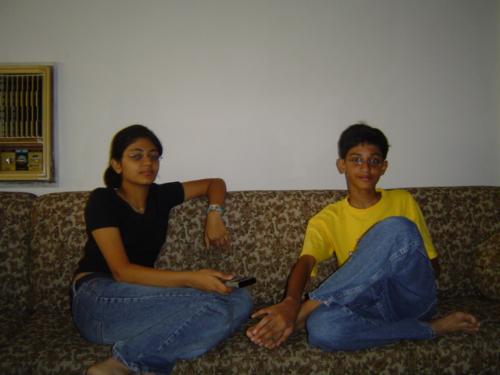 My cousin sister and her cute little brother - Sister Brother Love