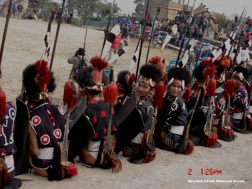 people - its intersting to ve different cultures and different ways of living.. this is one of the naga tribe in their traditional attire.