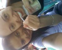 my bestfriend and me - this is taken one sunday in the church