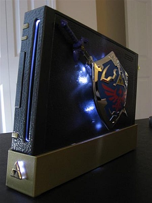 wii zelda skin - wii with a zelda skin