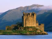 A lonely castle  - I love this picture. It shows a castle that is set off by itself. Now in the picture there isn't a hint of a person around. I think it is a lovely castle but looks so lonely.