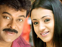 chiru and trisha in stalin telugu movie - chiru is no.1 hero of telugu film industry.stalin is a good movie from his hand.