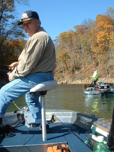 Father and Son  - Fishing together but apart