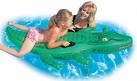 swimming - alligator swimming pool float