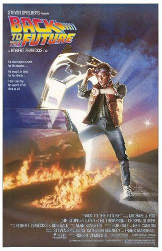 Back to the Future - This is the cover of the first back to the future film.