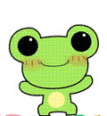green - It's not what I look like. But right now I do not have any photoes available. I can only find this picture which I used to use for my MSN.  So,this is a frog. And it's green. What's more, it's cute and happy.  Isn't that enough?