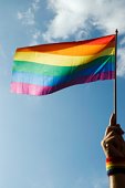 flag - photo of gay flag blowing in the wind