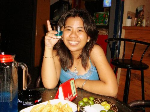 margarita night  - after a long time of not seeing each other, kristel and i went out and had a margarita night to remember! lol.