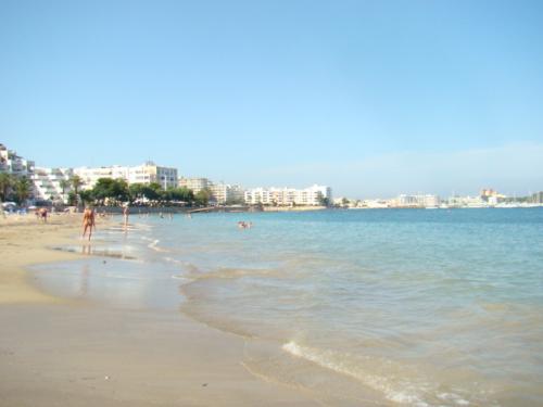 Ibiza, Spain - A beach in Ibiza, Spain