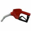 gas nozzle - a close up of a gasoline nozzle
