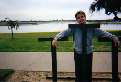Bring On The Rotten Tomatoes!!! - Russell goofing off in a San Diego park