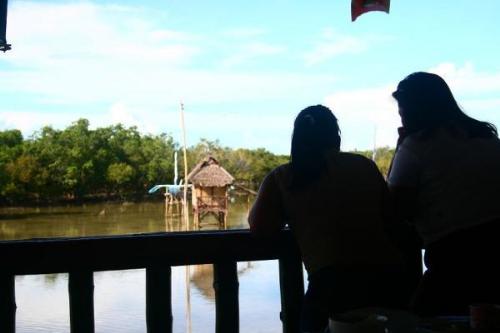 Aurieliz - We had a nice talk in Mactan. With my friend Aurieliz.