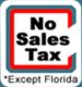 Sales Tax Holiday - No Sales Tax Except in Florida
