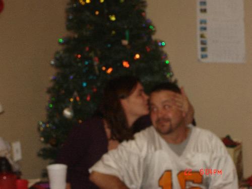 Me and Troy - My husband and I on Christmas 08'