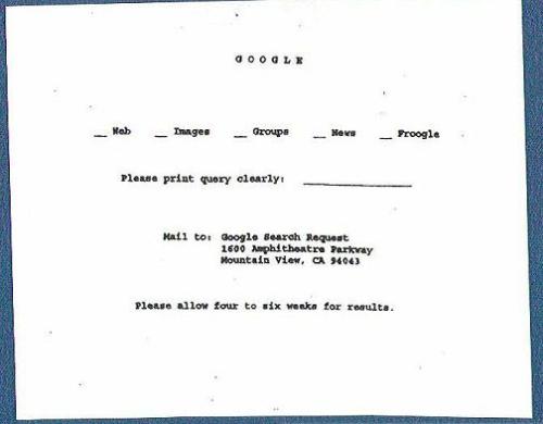 Google In 1960 [* RARE PIC *] - This is how google looked in 1960. I cant believe it , how i got this picture.