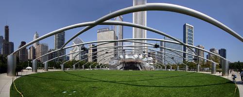 Millennium Park - the Jay Pritzker Pavilion located at Millennium Park.