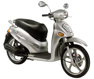Kymco People 150 Scooter - I own this scooter right now. When its in top condition its a really nice bike. It needs a little work right now though. The gas mileage is great and the tall wheels are awesome. Its not the best looking bike I've ever seen but I love those tall wheels :P.