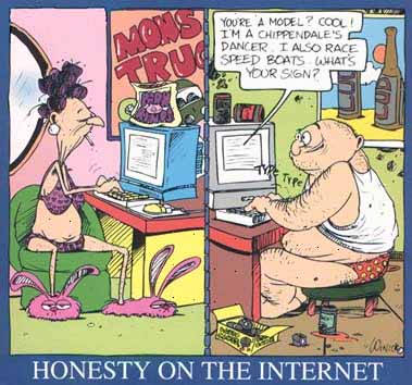honest chatting - honesty on internet