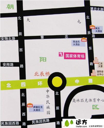 map of our national stadiem - this a map of our natinal stadiem,if you come to beijing,you can get there according the map