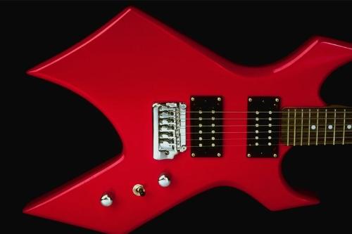 music instrument - red guitar
