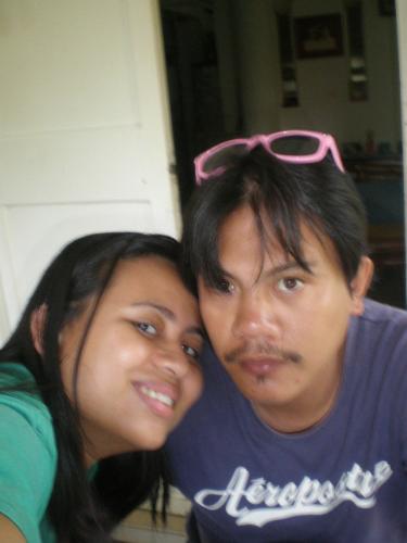 my hubby and me - we've been married for 2 years now and eventhough we don't have a child yet,it did't stop our relationship from going strong.