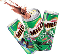 Milo - One of my favourite beverages - creamy chocolate! Milo can be taken hot or ice-cold.