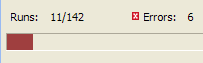 Unit Test in Eclipse not going so well - The dreaded read bar is creaping across.