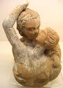 making love - Statue of man and a woman being intimate