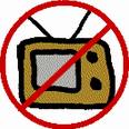 tv - A no-TV cartoon. tv - A no-TV cartoon.