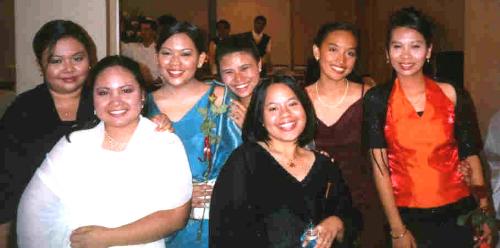 friends - its nice to be with friends. they are like sisters to me. we go malling and even swimming everytime one of us has to celebrate bdays. we do bring foods and then share it. we dont see each other often. but we see to it that we called one another just to say hello.