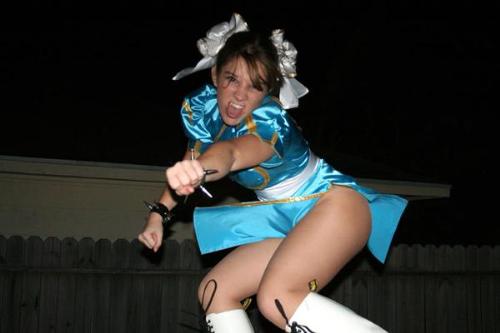 Me as Chun Li - This is me in my Chun Li costume