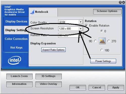 Resolution - Screen/LCD/Monitor
