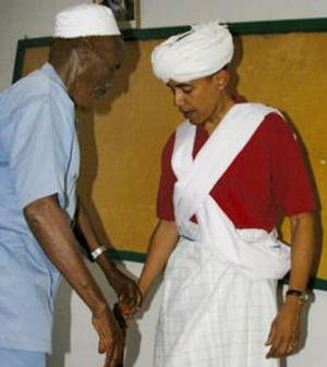 Obama in Muslim Dress - Not a Muslim?