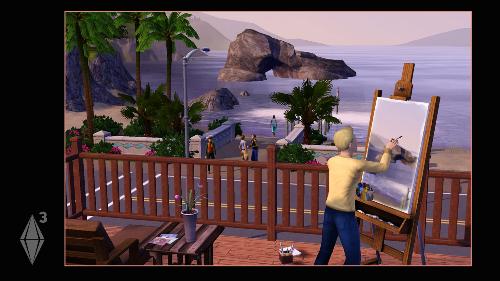 The Sims 3 preview - An example of how open the neighborhood is.